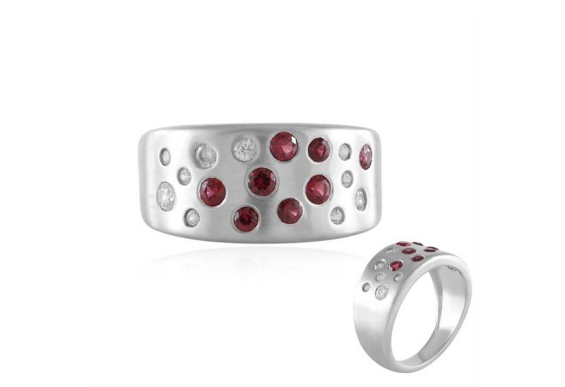 Cavill Silberring Cavill 925 Sterling Silber Ring mit 0,73 ct Spinellen & Zirkonen (1-tlg) von Cavill