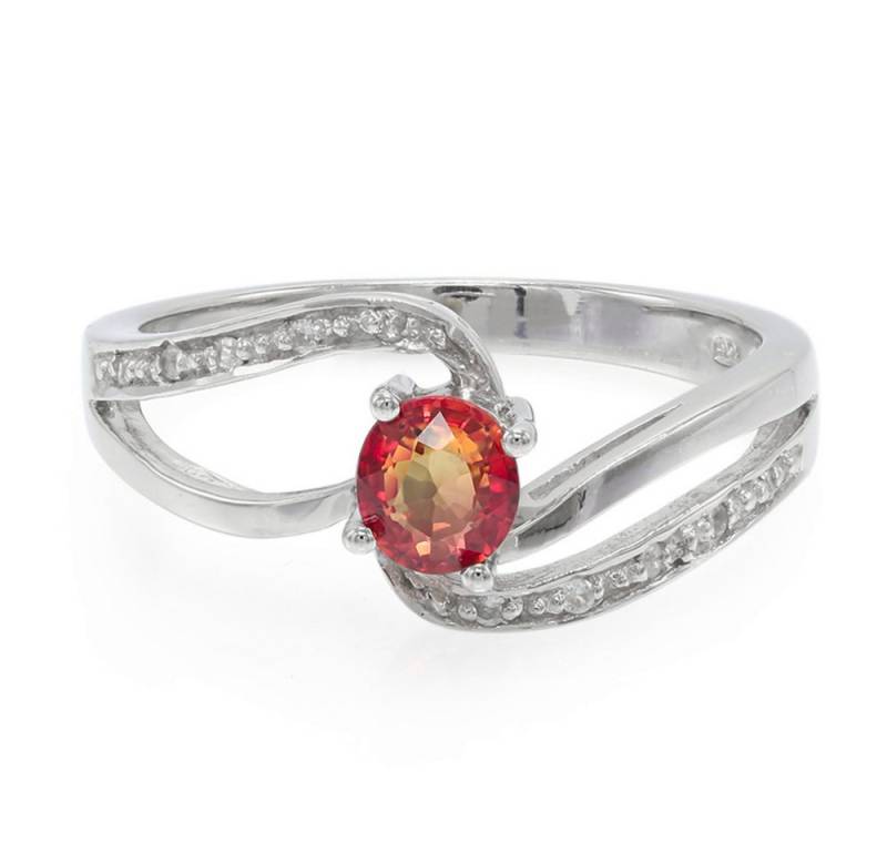 Cavill Silberring Cavill Sterlingsilberring mit 0,58 ct Rubin Oval und Zirkonen (1-tlg) von Cavill