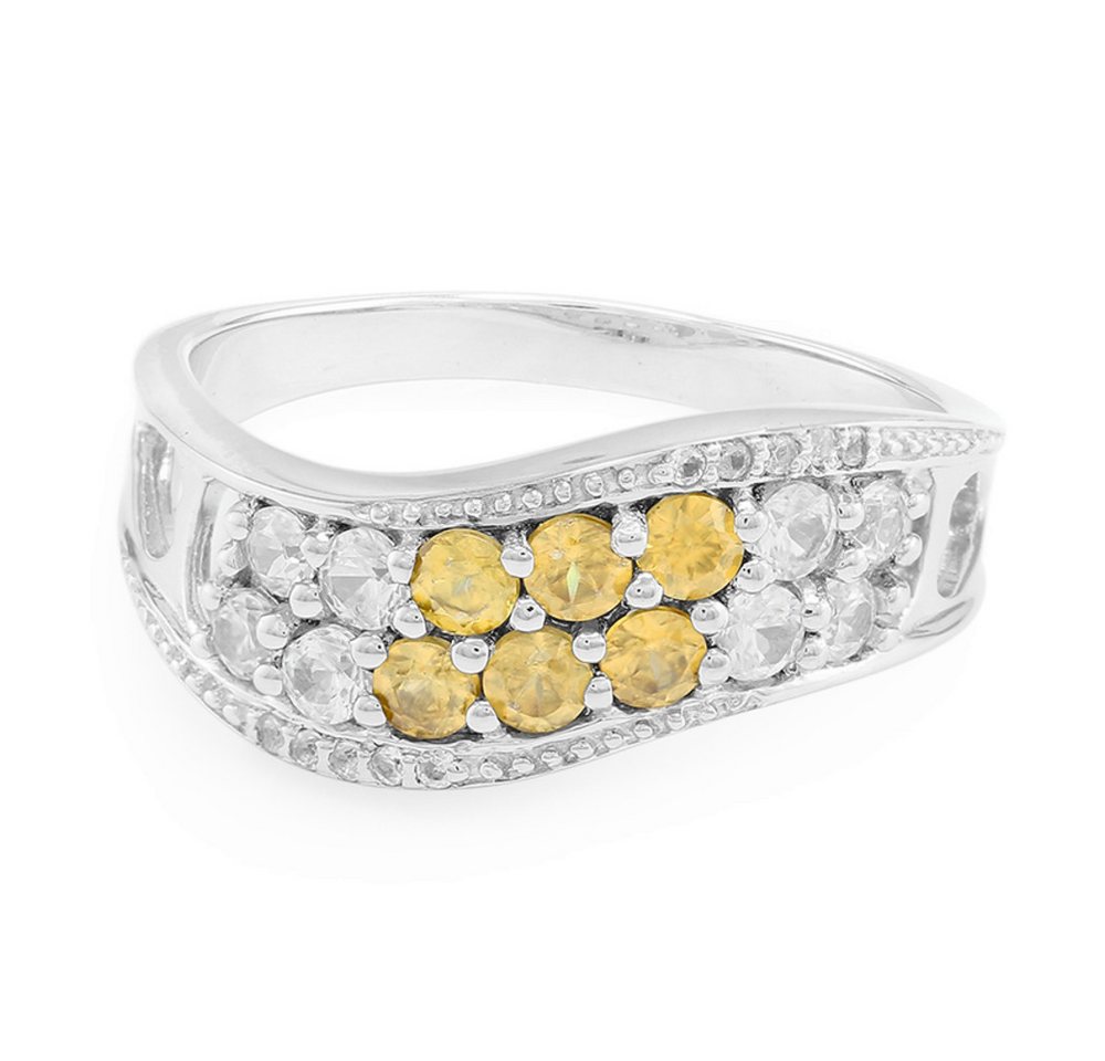 Cavill Silberring Cavill Sphenring Damen 0,46 ct Sphene & 0,8 ct Zirkon, 925 Silber (1-tlg) von Cavill