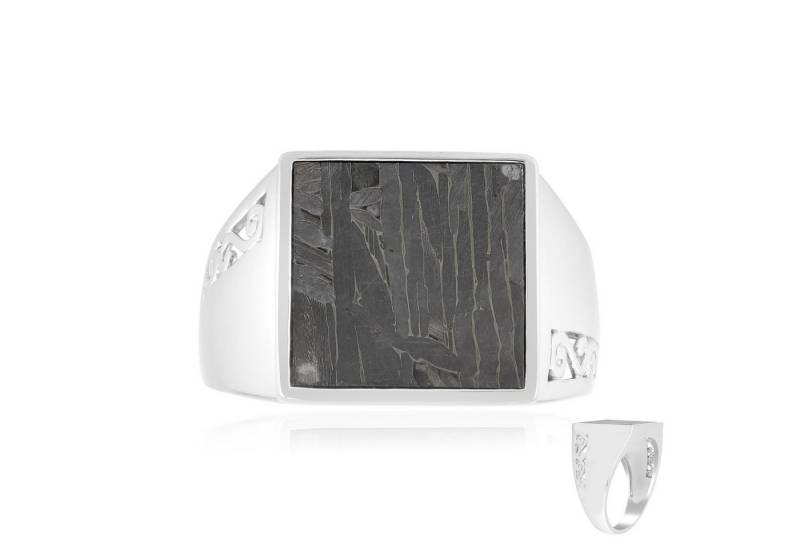 Cavill Solitärring Aletai Meteorit Ring 2,83 ct aus 925er Sterlingsilber Damen & Herren (1-tlg) von Cavill