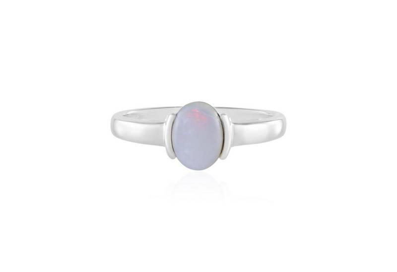 Cavill Solitärring Cavill Ring Sterlingsilber, platinplattiert mit 0,79 ct Opal (1-tlg) von Cavill