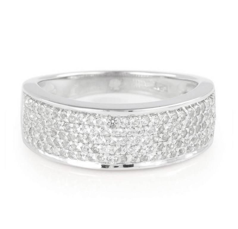 Cavill Solitärring Cavill Damenring Weißer Topas 0,68 ct 925 Sterlingsilber elegant (1-tlg) von Cavill