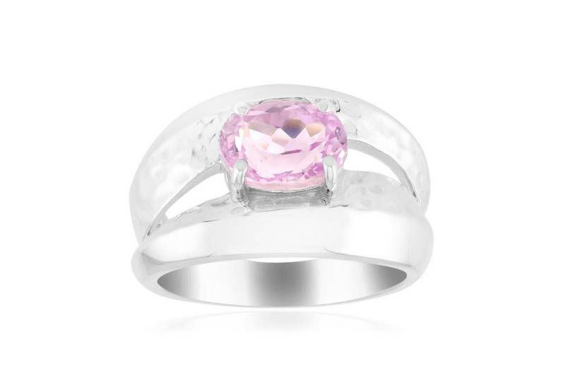 Cavill Solitärring Cavill Ring 1,445 ct Kunzit Oval, 925 Sterling Silber, Damen (1-tlg) von Cavill