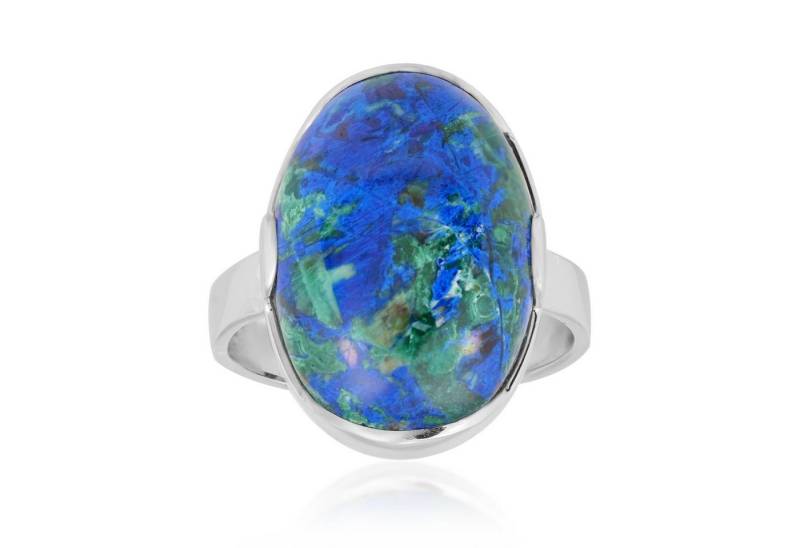 Cavill Solitärring Cavill Ring 15 ct Azurit-Malachit Oval Cabochon Silber Damen (1-tlg) von Cavill
