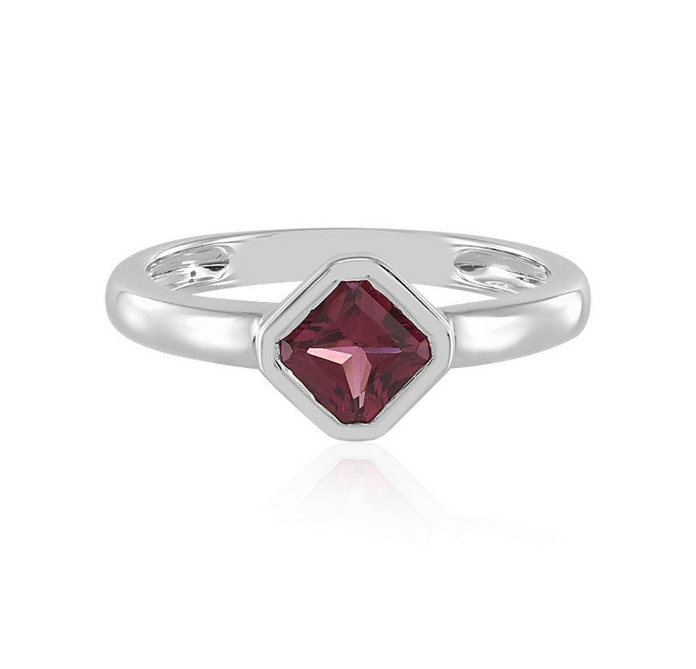 Cavill Solitärring Cavill Ring Rhodolith 0,78 ct Sterlingsilber 925 Damen tiefrot (1-tlg) von Cavill