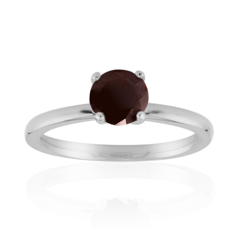 Cavill Solitärring Cavill Ring Sterlingsilber 0,89 ct Sambia Granat elegant Damen (1-tlg) von Cavill