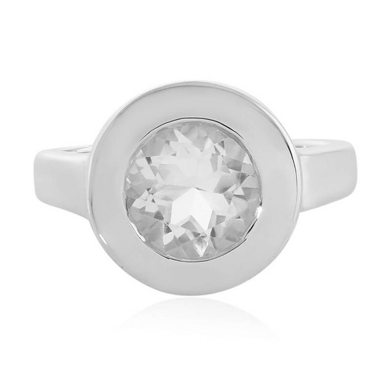 Cavill Solitärring Cavill Ring Weißer Quarz 1,67 ct 925 Sterling Silber Damen (1-tlg) von Cavill