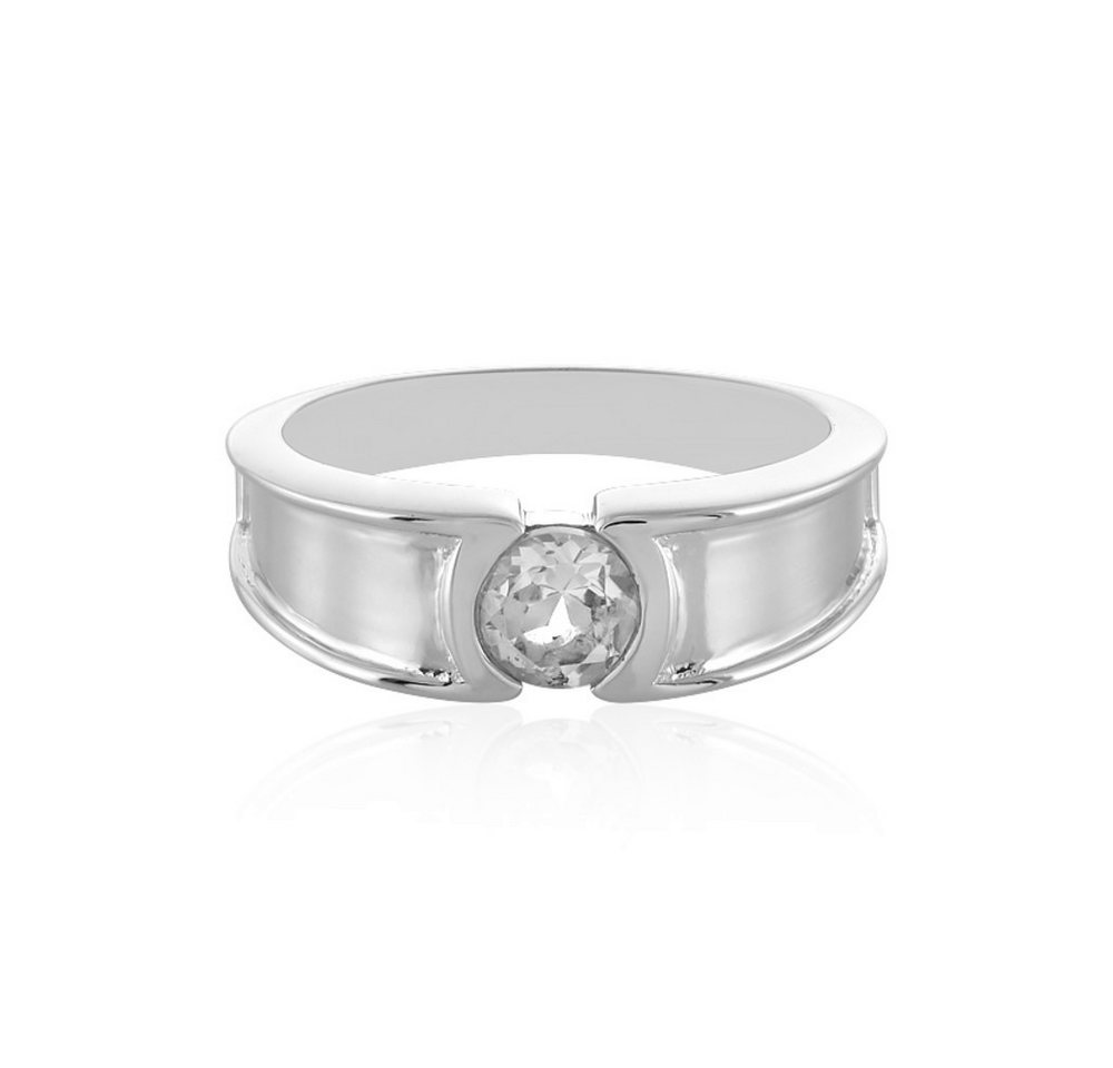 Cavill Solitärring Cavill Ring aus 925 Sterling Silber mit 0,64 ct weißem Topas (1-tlg) von Cavill