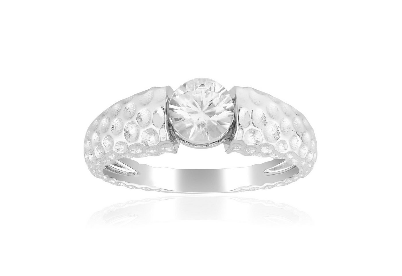 Cavill Solitärring Cavill Zirkonring Damen 0,83 ct Silber 925 platinierter Sterling (1-tlg) von Cavill