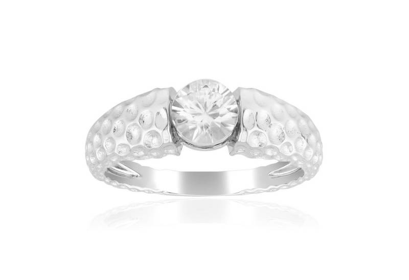 Cavill Solitärring Cavill Zirkonring Damen 0,83 ct Silber 925 platinierter Sterling (1-tlg) von Cavill