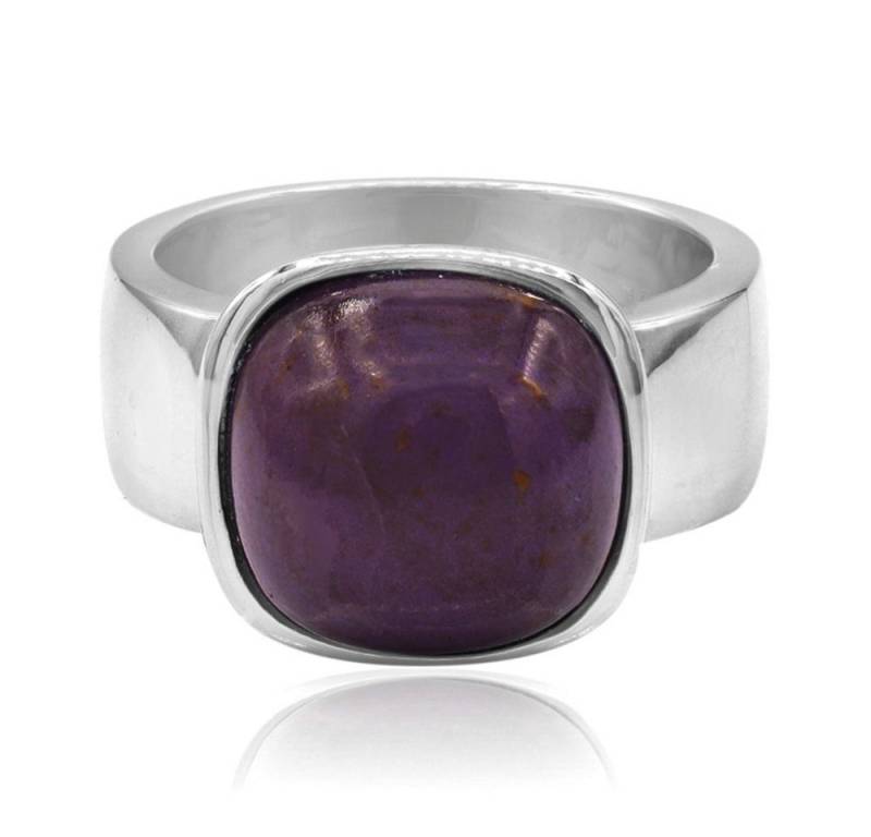 Cavill Solitärring Eleganter Ring 925 Sterlingsilber, 7,05 ct lila Jade, Damen Schmuck (1-tlg) von Cavill