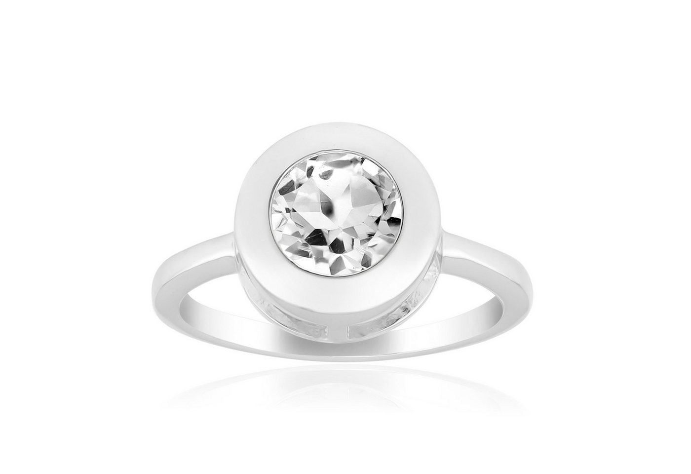 Cavill Solitärring Cavill Ring 1,41 ct Weißer Topas 925 Sterling Silber elegant (1-tlg) von Cavill