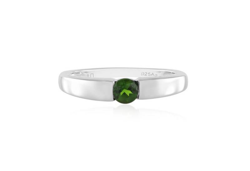 Cavill Solitärring Russischer Diopsid Ring 0,31 ct, Sterlingsilber 925, grün, modern (1-tlg) von Cavill
