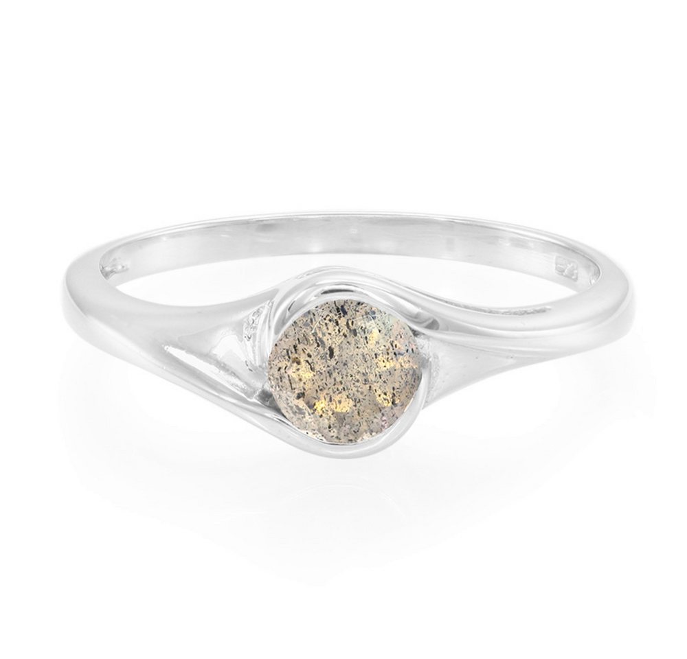 Cavill Solitärring Cavill Spektrolith Ring 0,4 ct Rundschliff, Sterlingsilber Damen (1-tlg) von Cavill