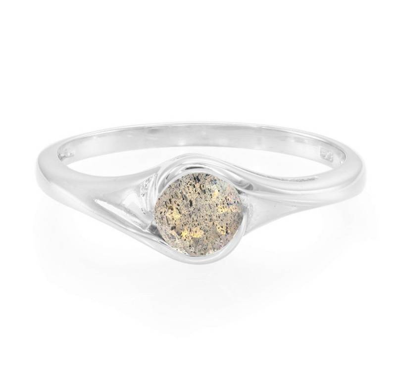 Cavill Solitärring Cavill Spektrolith Ring 0,4 ct Rundschliff, Sterlingsilber Damen (1-tlg) von Cavill