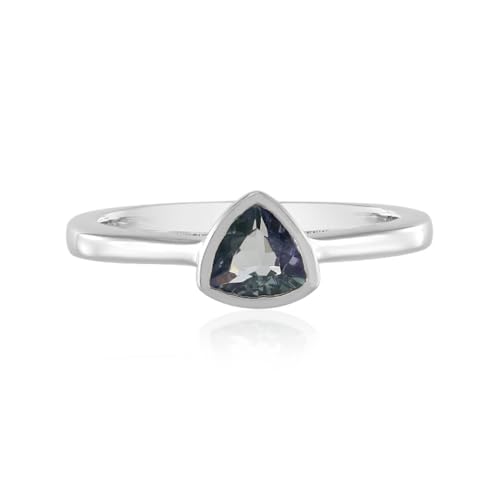 Cavill Nicht erhitzter Tansanit Ring 0,404 ct Trillant Schliff 925er Sterlingsilber platiniert Eleganter Silberring aus Tansania modern minimalistisch 23x21 mm Cavill Nicht erhitzter Tansanit Ring 0,404 ct Trillant Schliff 925er Sterlingsilber platiniert Eleganter Silberring aus Tansania modern minimalistisch 23x21 mm von Cavill