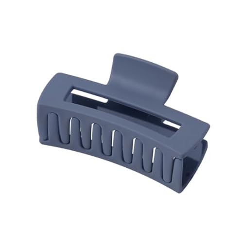 Haarklammern, quadratisch, mattiert, rutschfest, matt, dünn, dick, kurzes Haar, für Damen und Mädchen, marineblau von Cawhui