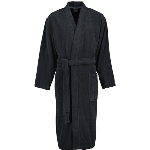 Cawö Home Bademäntel Herren Kimono Uni 828 lava - 97 L von Cawö