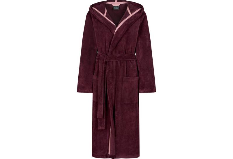 Cawö Home Damenbademantel Cawö Home 825 Kapuze Velours, Kapuze, 80% Baumwolle, 20% Polyester - Innenseite: 100% Baumwolle von Cawö Home