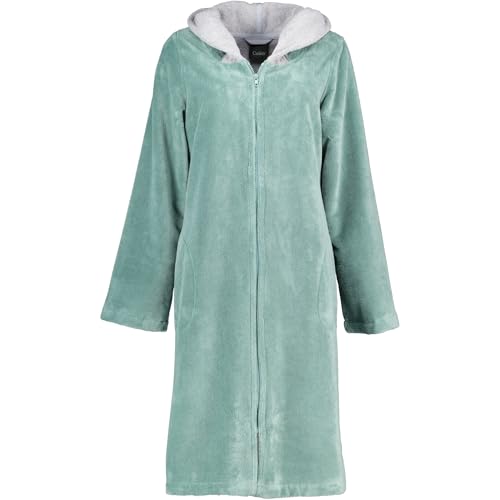 Cawö Bademäntel Damen Kurzmantel mit Kapuze Kapuze 841 fjord - 47 L von Cawö