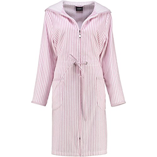 Cawö Damen Bademantel Saunamantel Velours Qualität malve Gr. 46 von Cawö