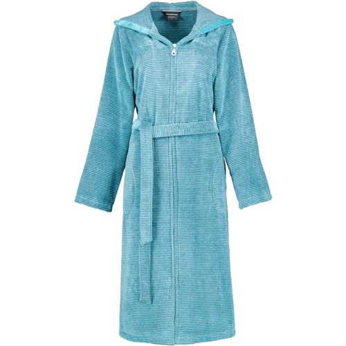 Cawö Damen Bademantel Saunamantel türkis Gr. 48 von Cawö