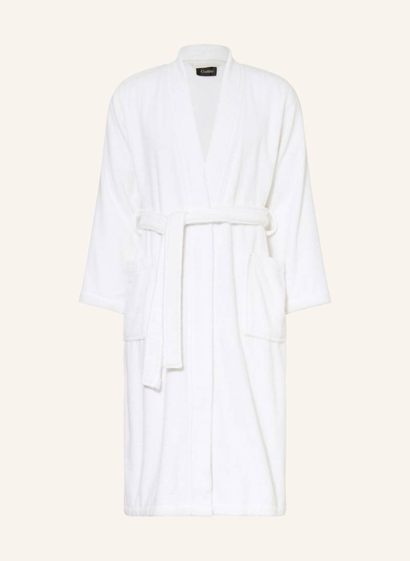 Cawö Damen-Bademantel Luxury Basics weiss von Cawö