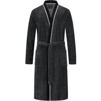 Cawö Gemusterter Frottee-Bademantel in Kimono-Form von Cawö