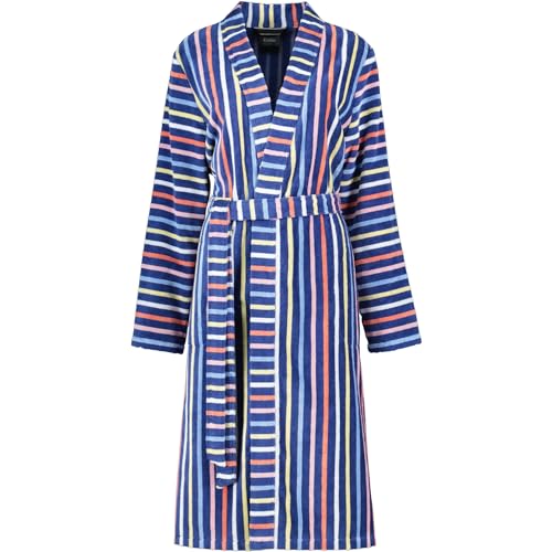 Cawö Home Bademäntel Damen Kimono Streifen 3343 blau-multicolor - 12 M von Cawö