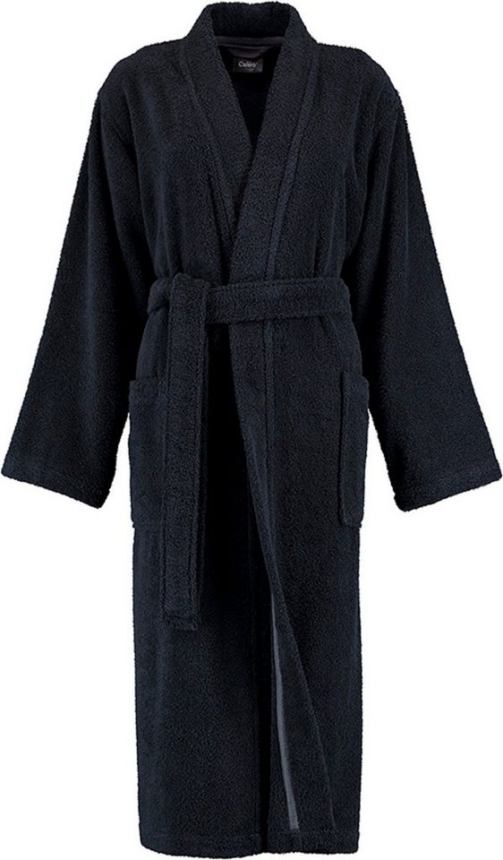 Cawö Damenbademantel Cawö Bademantel Damen Kimono 826-97 Lava Walkfrottier, Kimono-Kragen, Gürtel von Cawö