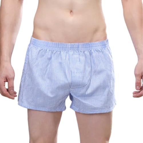 Caxndycing Herren Boxershorts Größtenteils Karierte Boxer Loose fit American Style Boxer Shorts Karierte Underhose Herren Weite Boxershorts mit angenehmem Bund Underwear von Caxndycing