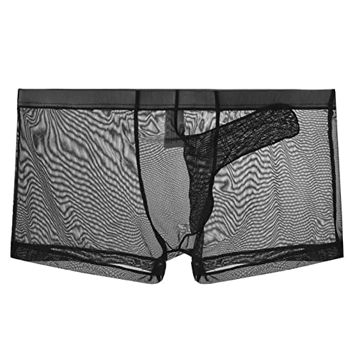 Caxndycing Herren Glänzend Leggings Öl Strumpfhosen Shorts Figurformende Feinstrumpfhose Unterwäsche Herren Kurz Leggings Pants Short Sexy Transparent Nylon Strumpfhose Unterhose von Caxndycing