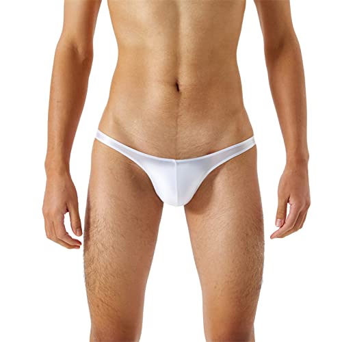 Caxndycing Herren Slip Transparent Boxershorts Nahtloser Einteiliger Badebrief Badeshorts Kurz Eng Sexy Tanga Badeslip Zipper Minislip Badehose Schwimm Slip Bademode Mode Sommer Shorts von Caxndycing