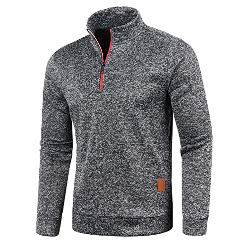 Caxndycing Pullover Herren Rollkragenpullover 1/4 Zip Neck Turtleneckpullover Feinstrick Sweater Winterpullover Warm Pulli Strickpullover Langarm Leichter Arbeitspullover Caxndycing Pullover Herren Rollkragenpullover 1/4 Zip Neck Turtleneckpullover Feinstrick Sweater Winterpullover Warm Pulli Strickpullover Langarm Leichter Arbeitspullover von Caxndycing