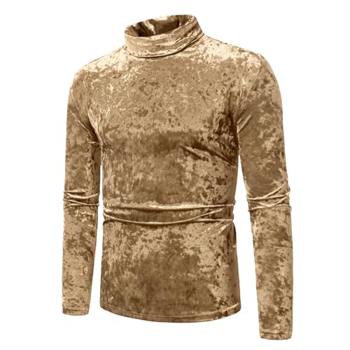 Caxndycing Pullover Herren Samt Gerippt Rollkragenpullover Slim Fit Satin Fleecepullover Pulli Ohne Kapuze Männer Sweater Warme Rollkragen Pulli Feinstrick Langarmshirt Caxndycing Pullover Herren Samt Gerippt Rollkragenpullover Slim Fit Satin Fleecepullover Pulli Ohne Kapuze Männer Sweater Warme Rollkragen Pulli Feinstrick Langarmshirt von Caxndycing