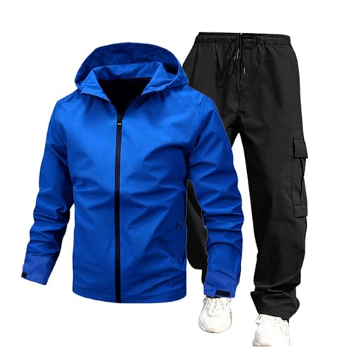 Caxndycing Skianzug Herren Ski Jacke und Hosen Set Schneeanzug Winter Winter Warme Schnee Skifahren Sätze Wasserdicht Winddicht Snowboard Anzug Atmungsaktiv Softshelljacke Schneehose von Caxndycing
