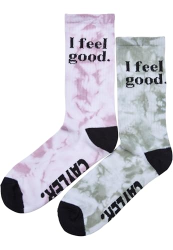 Cayler & Sons Unisex Feelin Good Socks 2-Pack 43-46 lightkhaki/rose von Cayler & Sons