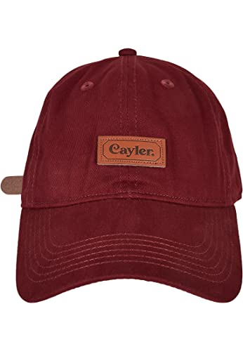 Cayler & Sons Classy Patch Curved Cap, Unisex Kappe mit Cayler als Frontpatch, Einheitsgröße, erhältlich in Bordeaux von Cayler & Sons