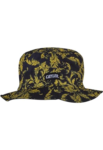 Cayler & Sons Unisex Fischerhut CundS WL Royal Leaves Bucket Hat, Unisex Anglerhut mit Logopatch, One Size von Cayler & Sons