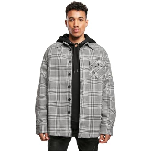 Cayler & Sons Herren CS2732-Plaid Out Quilted Shirt Jacket Jacke, Black/White, L von Cayler & Sons