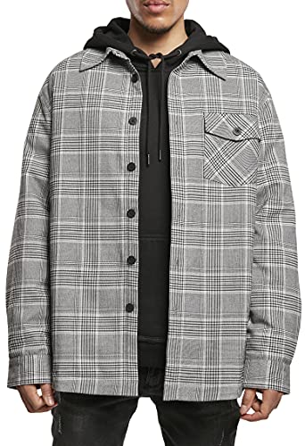 Cayler & Sons Herren CS2732-Plaid Out Quilted Shirt Jacket Jacke, Black/White, L von Cayler & Sons