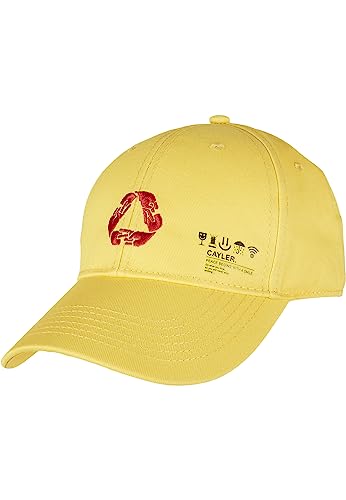 Cayler & Sons Unisex CS2617Cap-C&S Iconic Peace Curved Cap Baseballkappe, Yellow/mc, one Size von Cayler & Sons