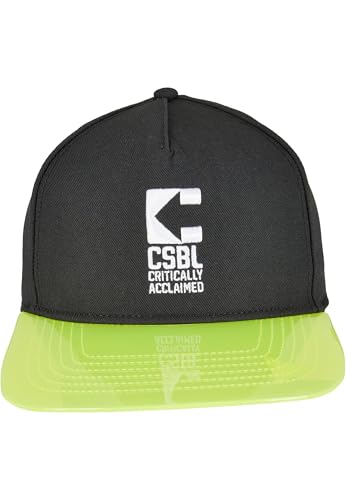 Cayler & Sons Unisex CSBL Critically Acclaimed Cap Baseballkappe, Black/Volt, one Size von Cayler & Sons