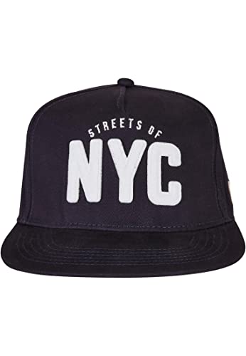 Caylor & Sons Streets of NYC Cap, Urban Fashion Mode Kappe mit Front Schriftzug aufgestickt, Einheitsgröße, erhältlich in navy/offwhite von Cayler & Sons