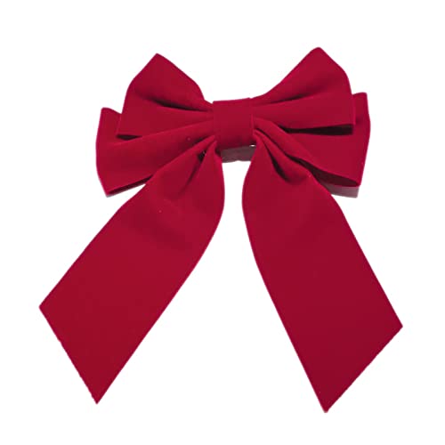 Caziffer Kinder Mädchen Haarspange Niedlich Süße Bowknot Prinzessin Haarstyling Zubehör Geschenk (Rot C, S) von Caziffer