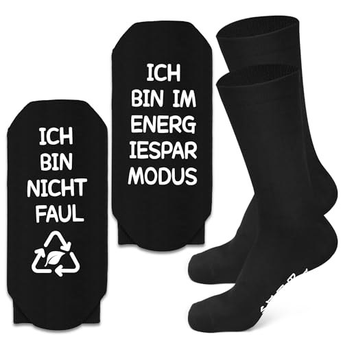Cazoobe Lustige Socken Geschenke, Damen Herren Teenager 43-46 Geschenke Haussocken Vatertag Erntedankfest Geburtstag Weihnachts für Papa Mama Sohn Tochter Beste Freund von Cazoobe