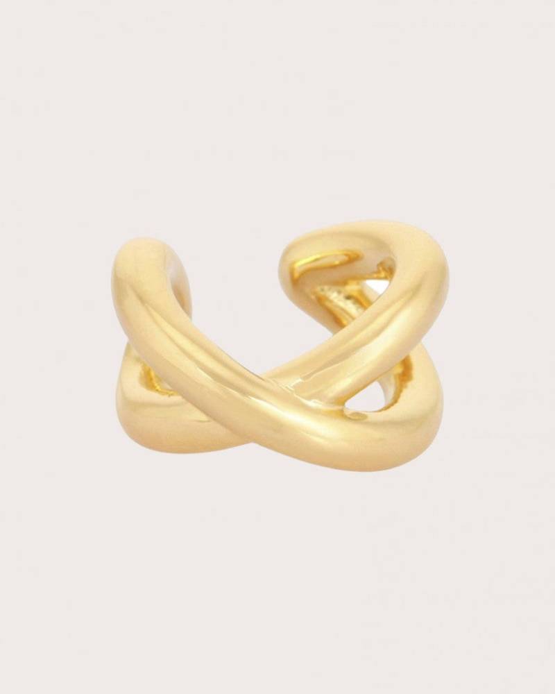 CbyC Earcuff Cross Gold von CbyC