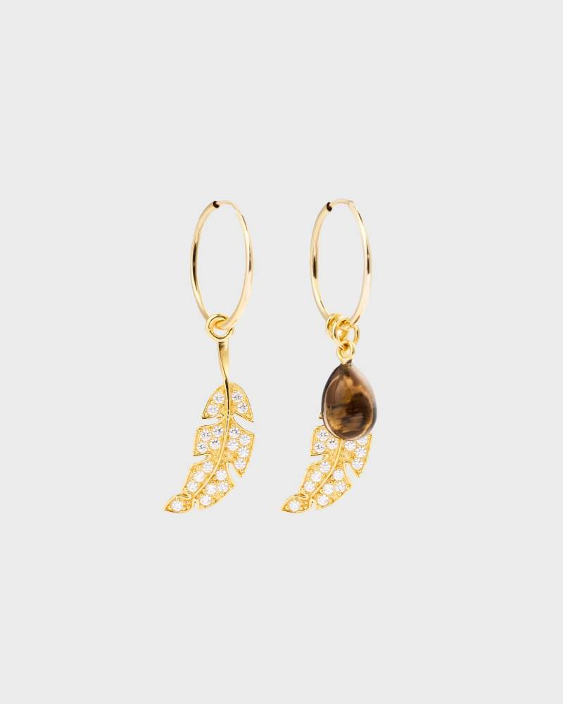 CbyC Hoops Leaf & Drop Gold von CbyC