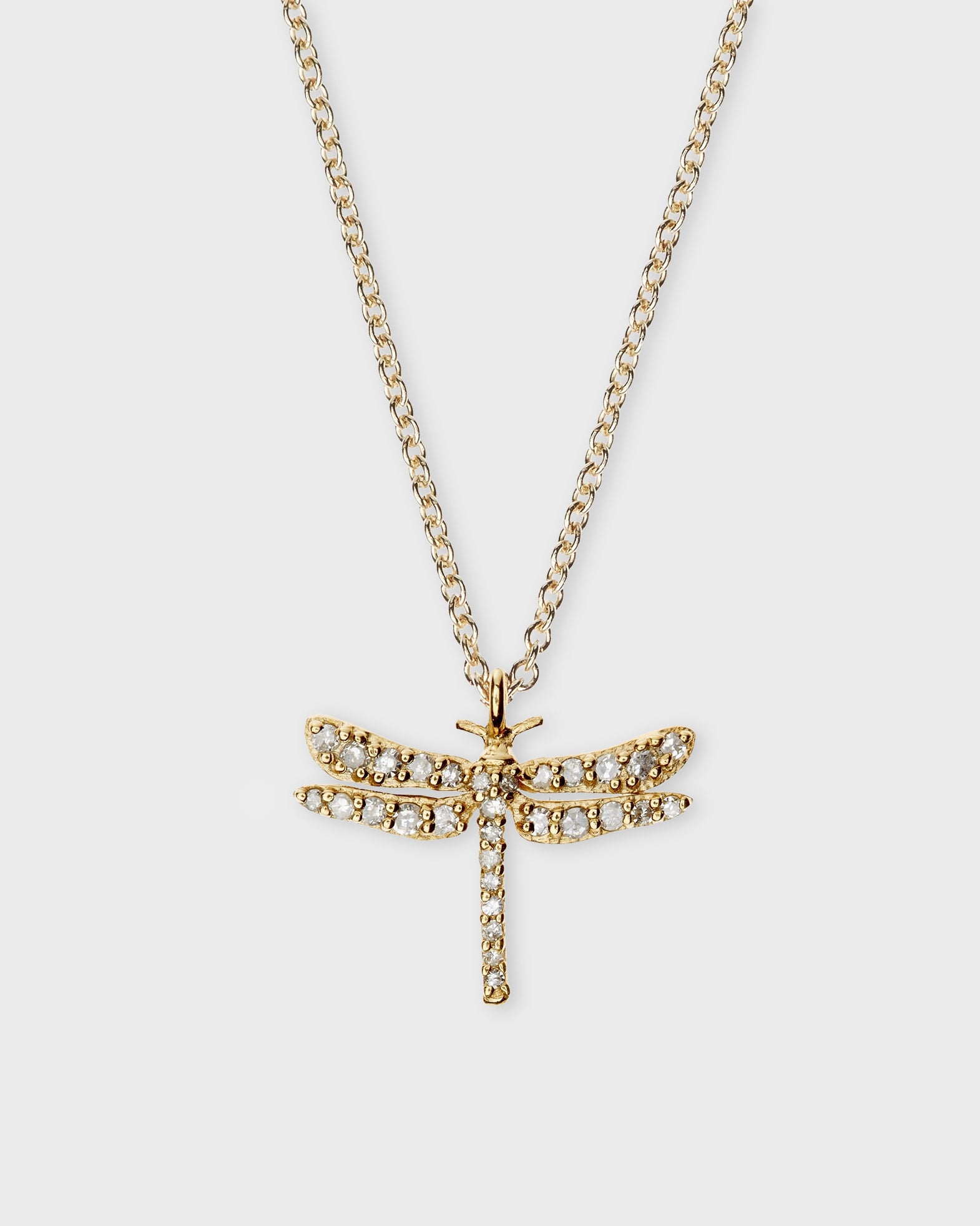 CbyC Necklace Diamond Dragonfly Gold Gold von CbyC