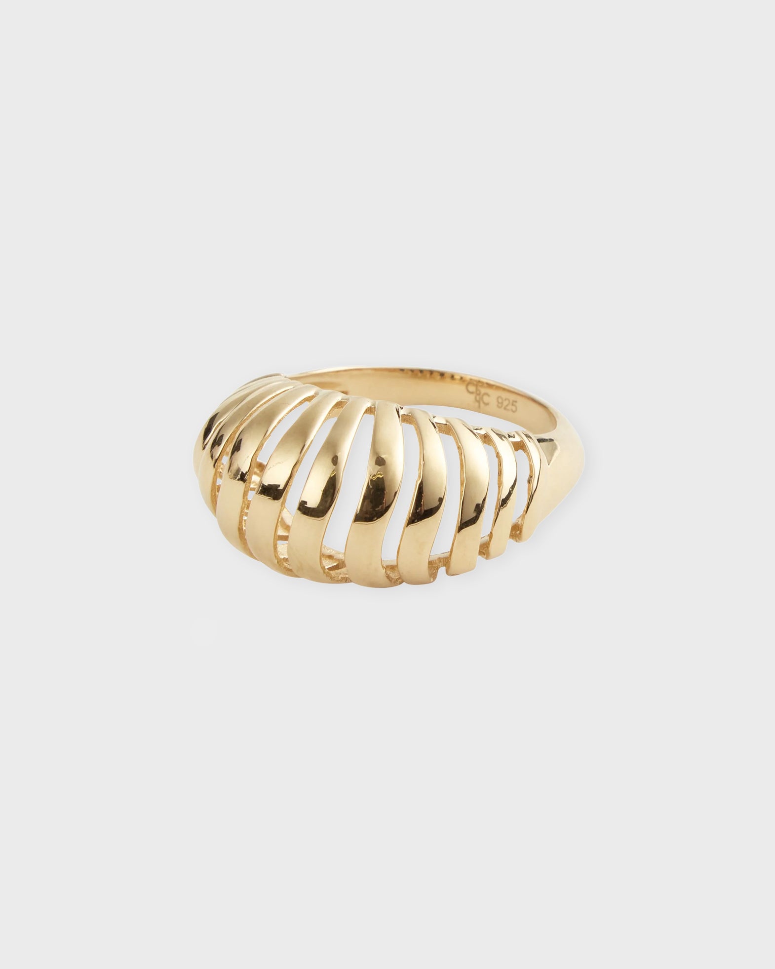 CbyC Ring Mini Ribbed Void Gold CbyC Ring Mini Ribbed Void Gold von CbyC